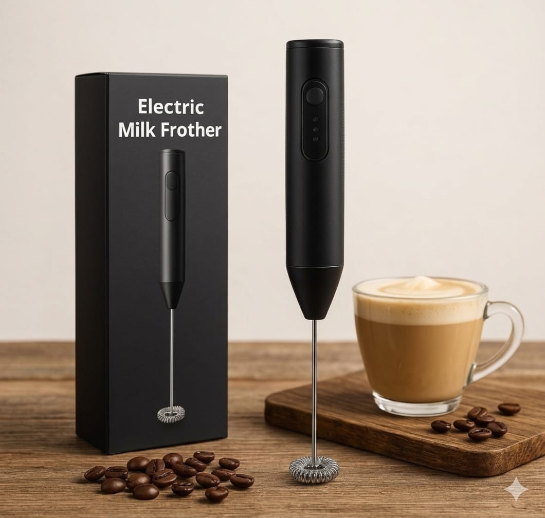 Cartclove™ Rechargeable Electric Milk Frother | USB Coffee Whisk & Foam Maker for Lattes, Cappuccinos & Matcha