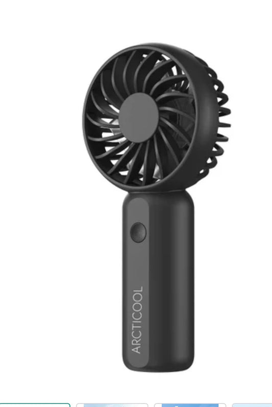 Portable Fan Rechargeable with LED Light – Foldable Mini Fan, Small Fan,USB Charging Hand Fan with 1200mAh Battery & 3 Speed Modes